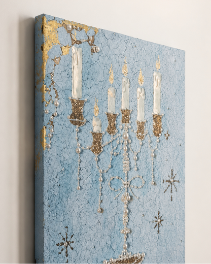 Candlelight Illusion Canvas Art