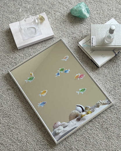 Ocean Fish Mirror Wall Art