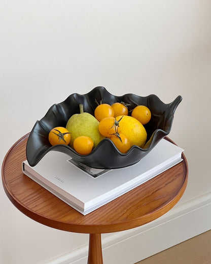 Ripple Leaf Ceramic Tray