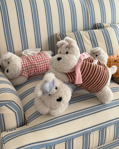Cute Dog Tissue Box Cover
