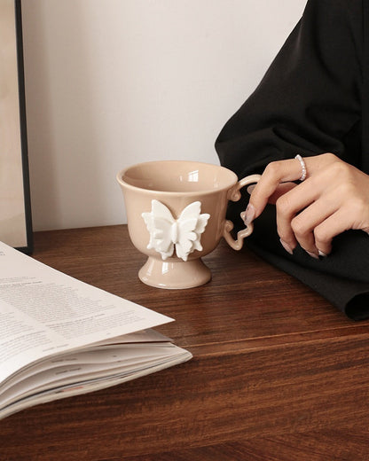 Double Butterfly Mug