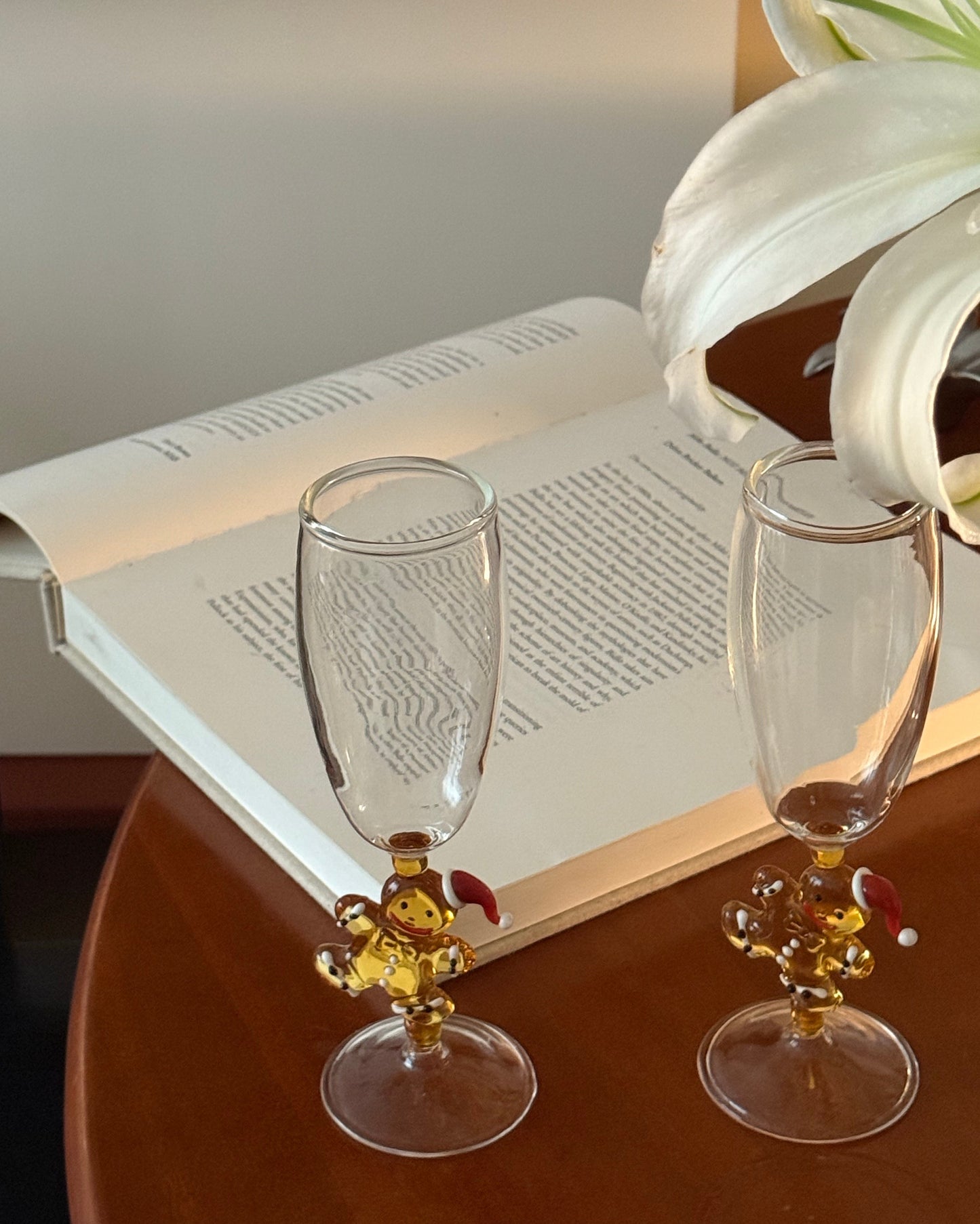 Gingerbread Champagne Glass