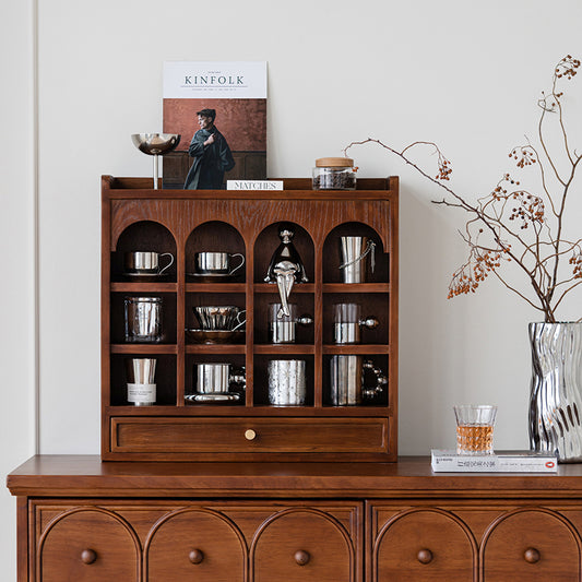 Japanese-inspired mug rack