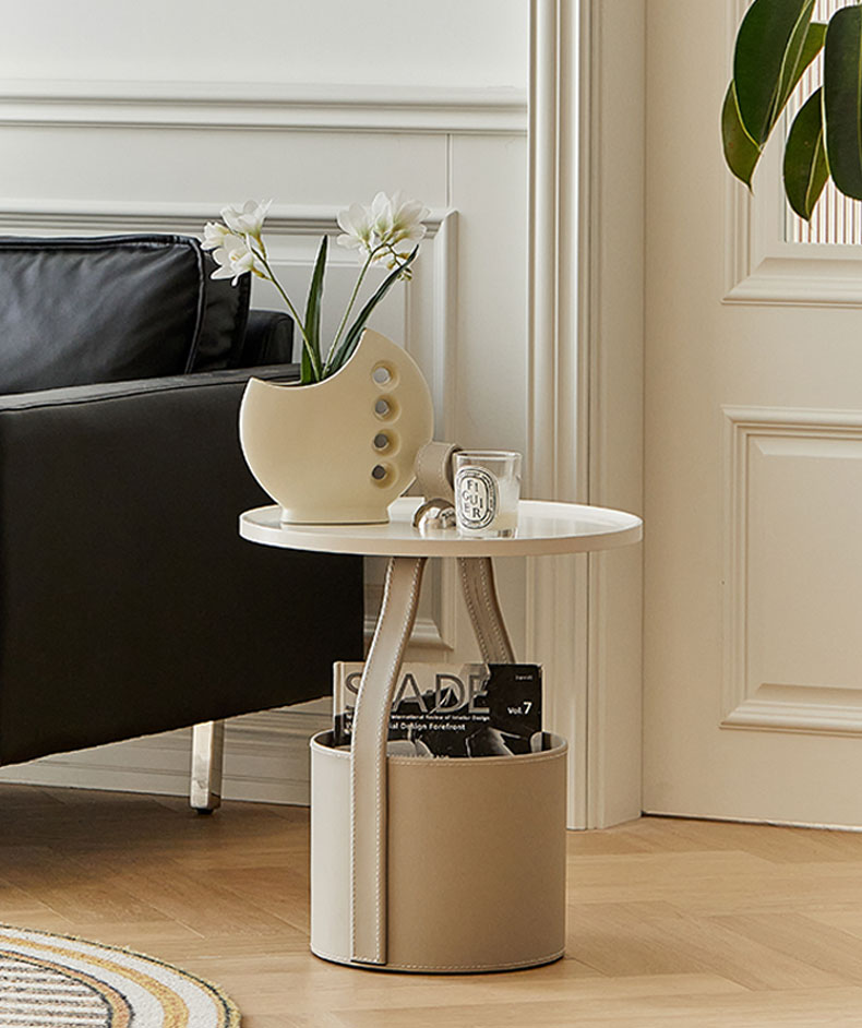 Luxury Style Handheld Side Table