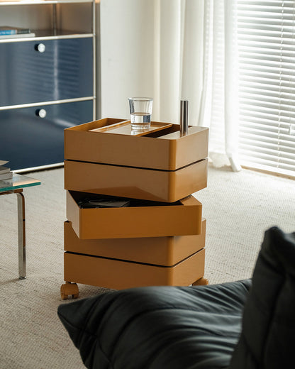 Rotating Storage Side Table