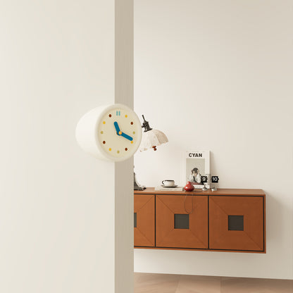 White Corner Clock