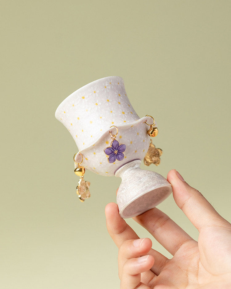 Lilac Daisy Tea Set