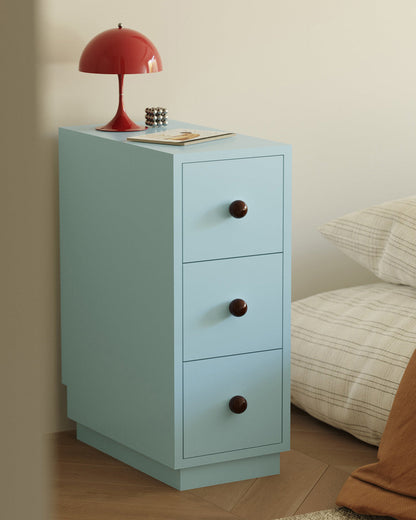 Slim Color Block Storage Cabinet