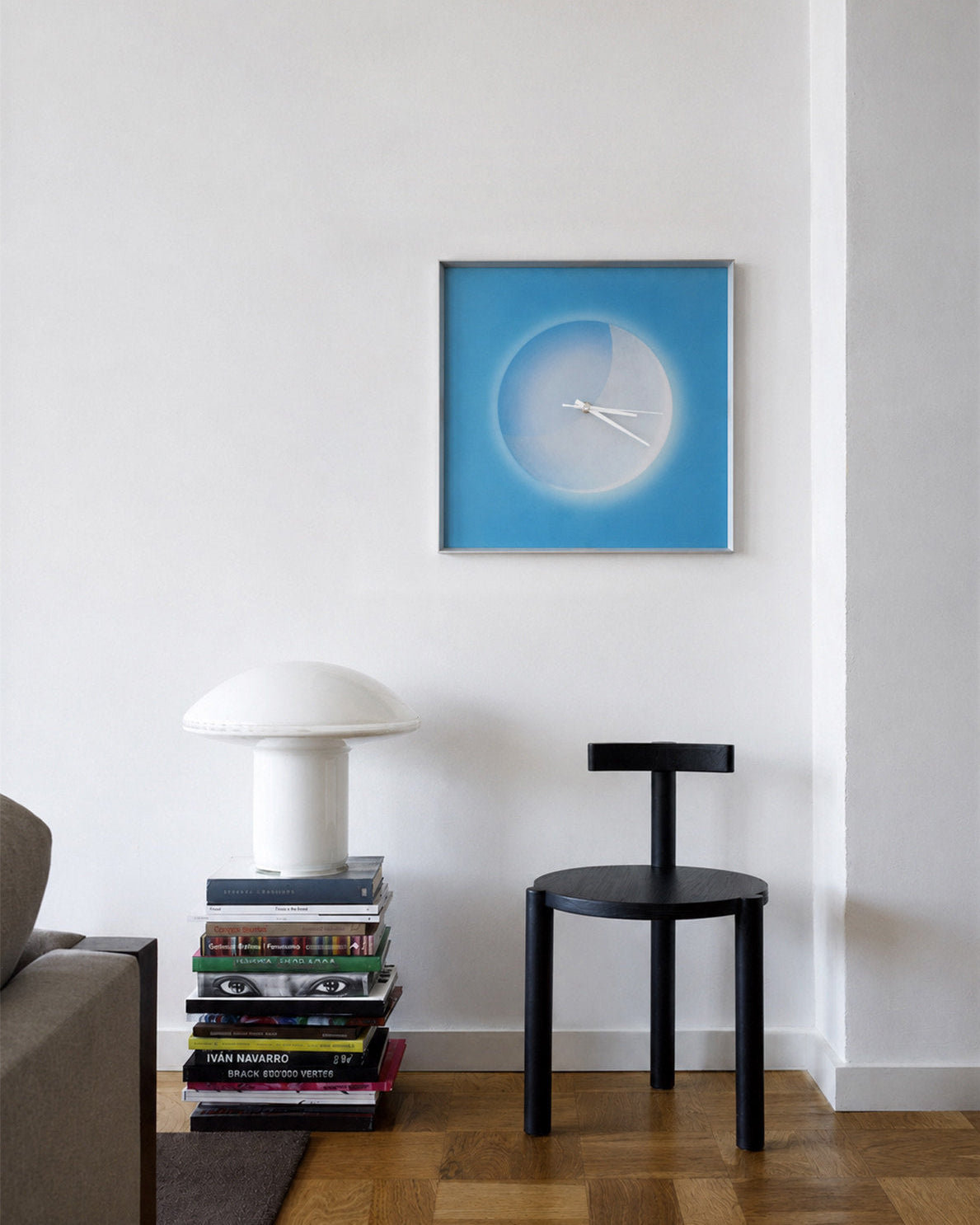 Luna Phase Art Clock