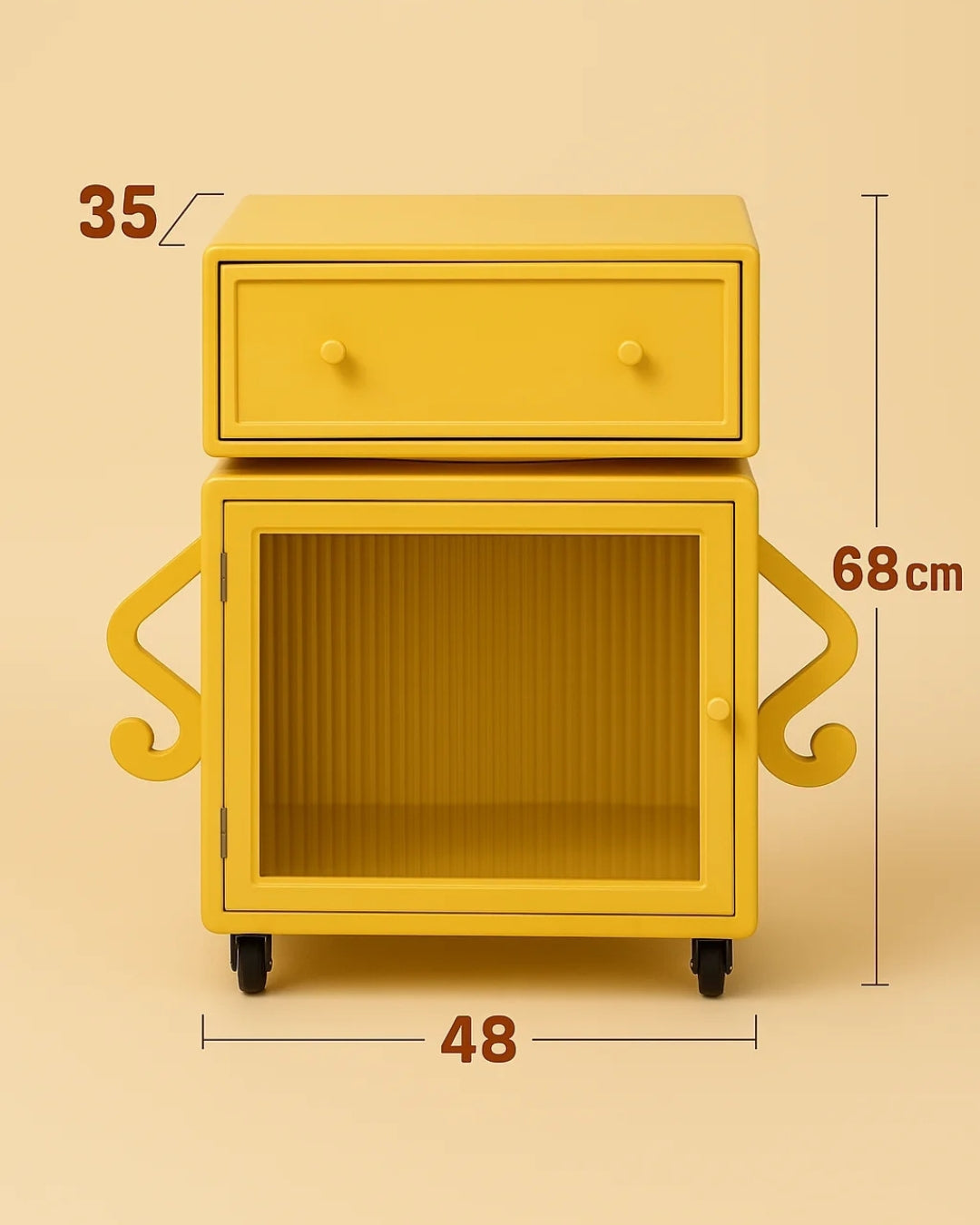 Robot Side Table Storage Cabinet