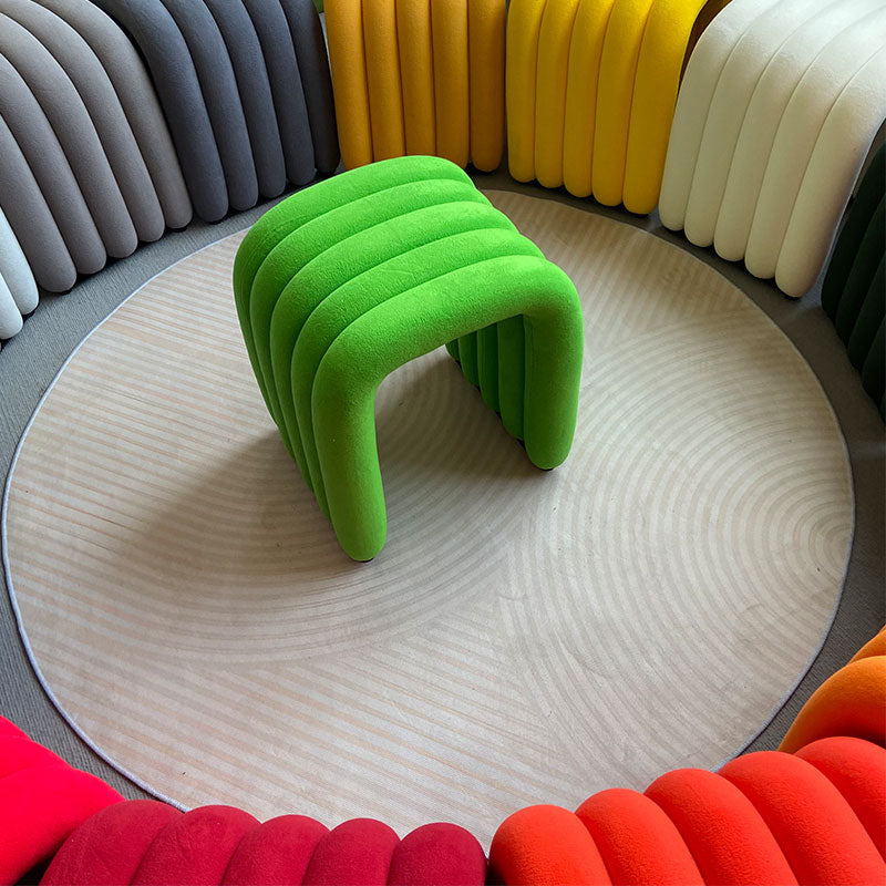 Custom Rainbow Shaped Stool Chair