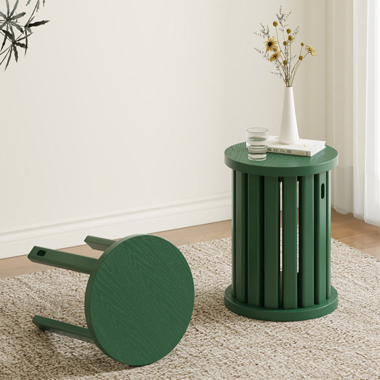 4-in-1 Stackable Stools Side Table
