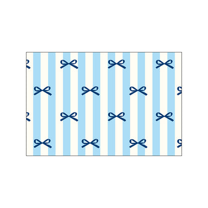 Blue Bow Knot Entryway Doormat