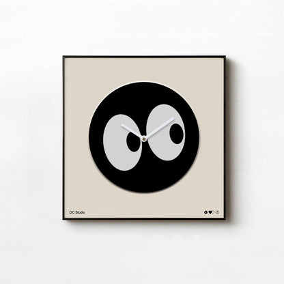 Charming Cute Face Wall Clock