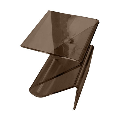 Z-Shaped Acrylic Side Table