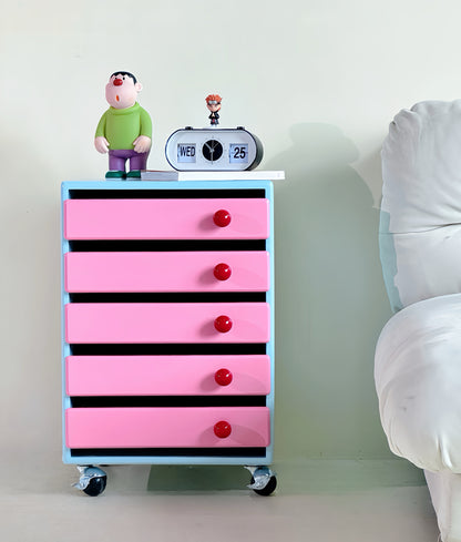 Pastel Colored Storage Cabinet