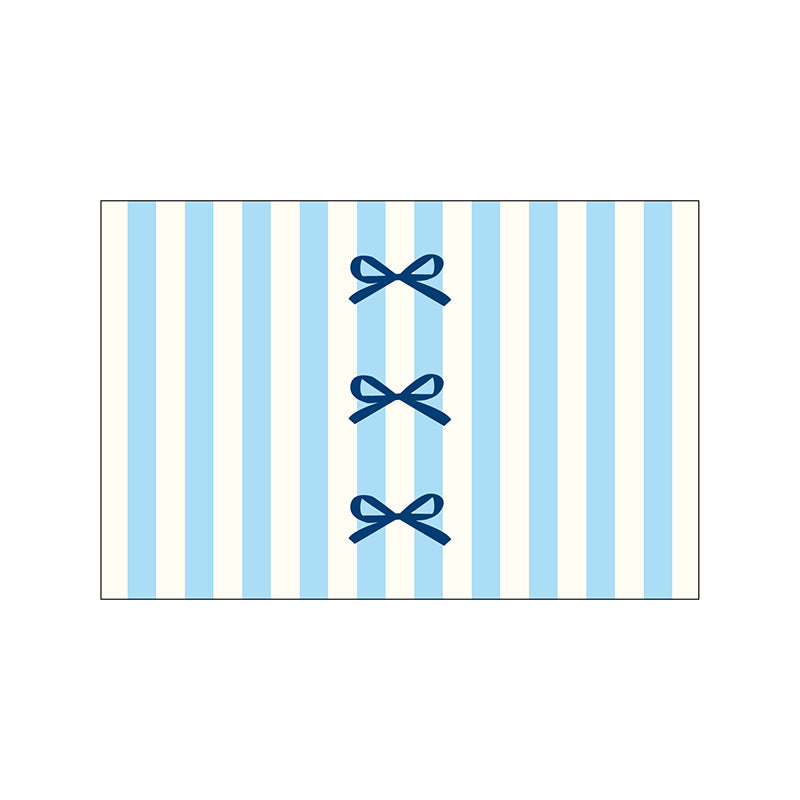 Blue Bow Knot Entryway Doormat