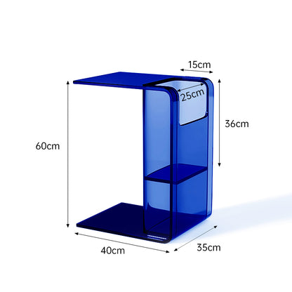 Acrylic Side Table Coffee Table 2 Way Use