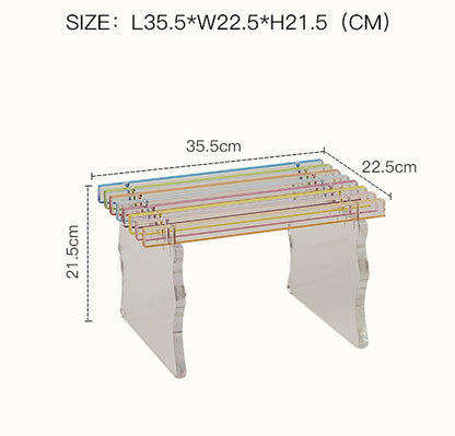 Rainbow Small Bench Stool Chair