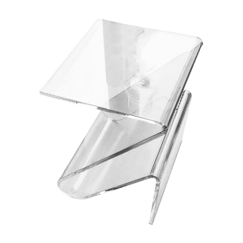 Z-Shaped Acrylic Side Table