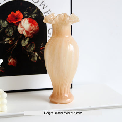 Vintage French Style Glass Vase