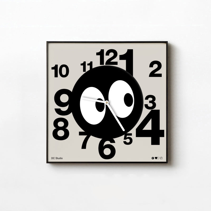 Charming Cute Face Wall Clock