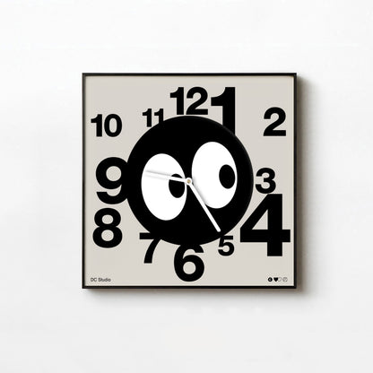 Charming Cute Face Wall Clock