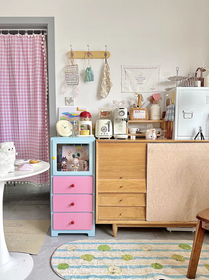 Pastel Cabinet Storage Dresser