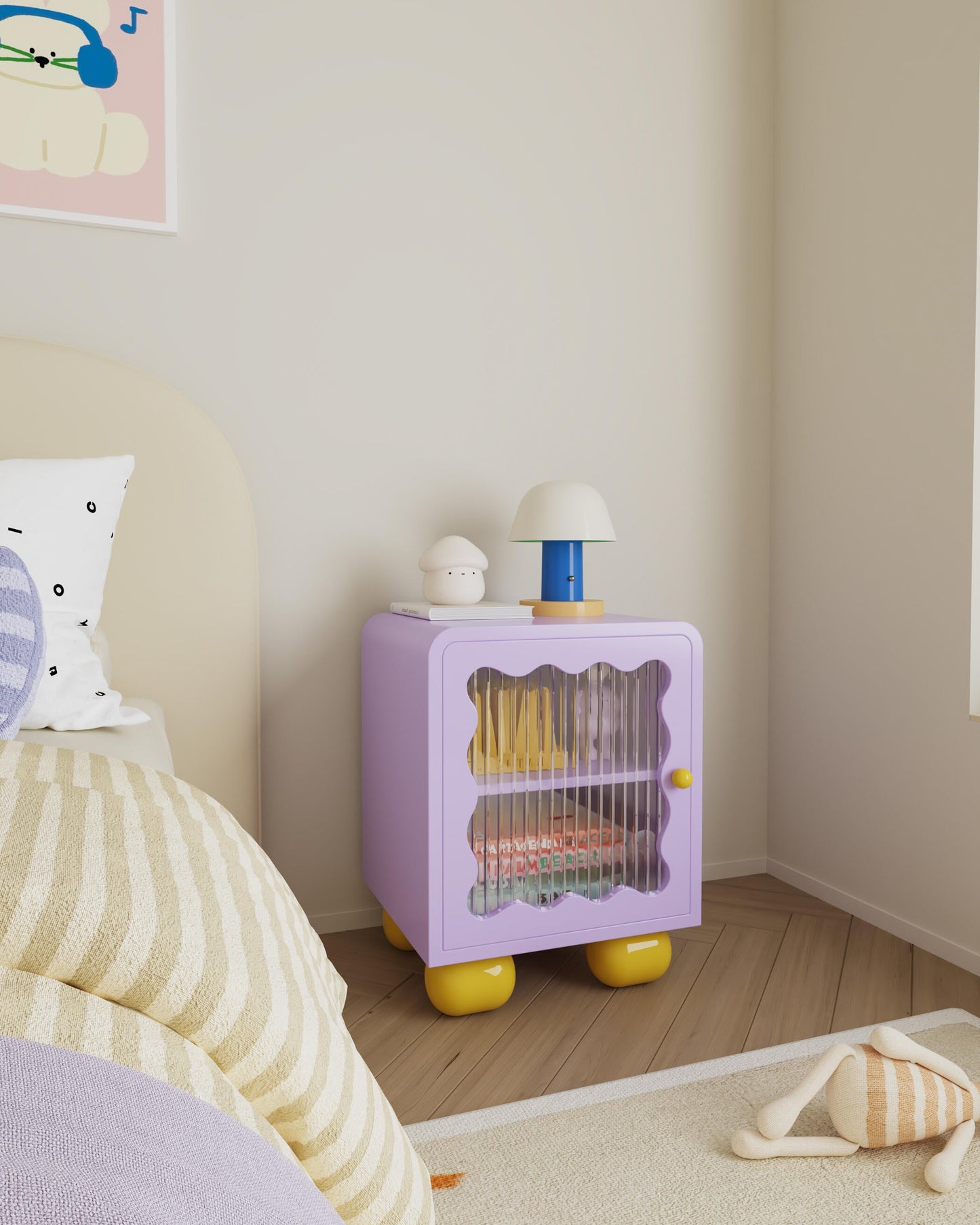 Color Pop Bedside Cabinet