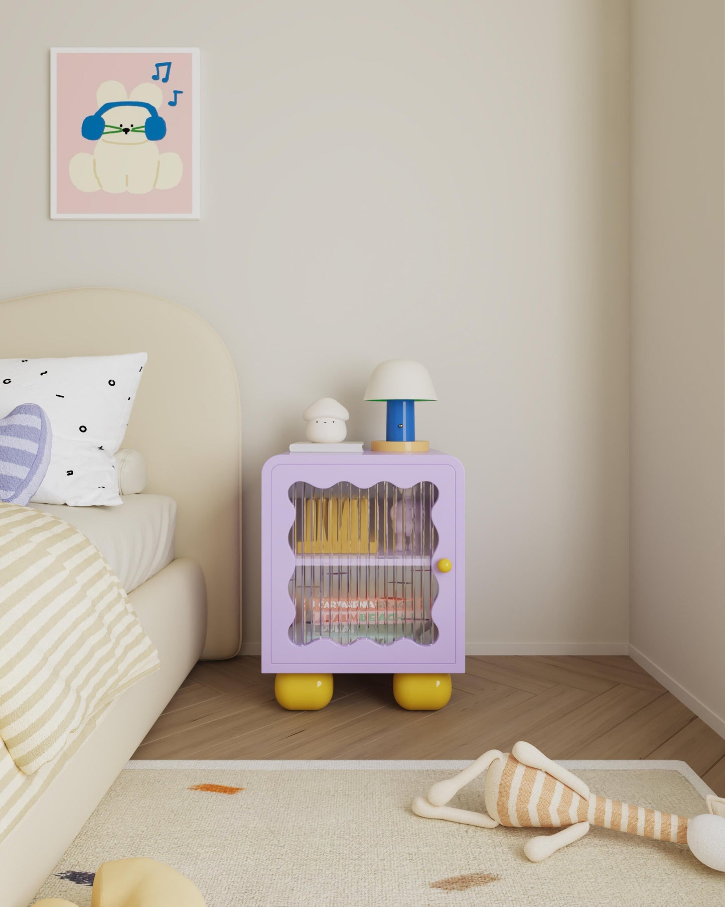 Color Pop Bedside Cabinet