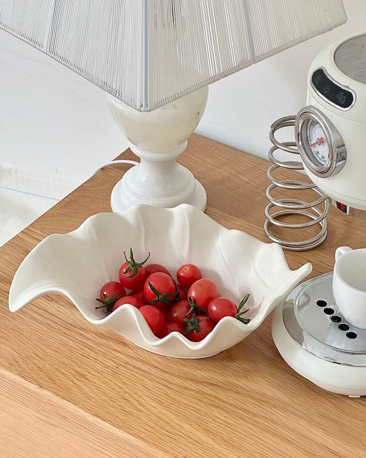 Ripple Leaf Ceramic Tray