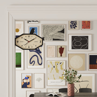 Octagon Dual-Sided Clock