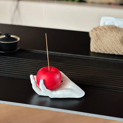 Apple-Shaped Incense Holder