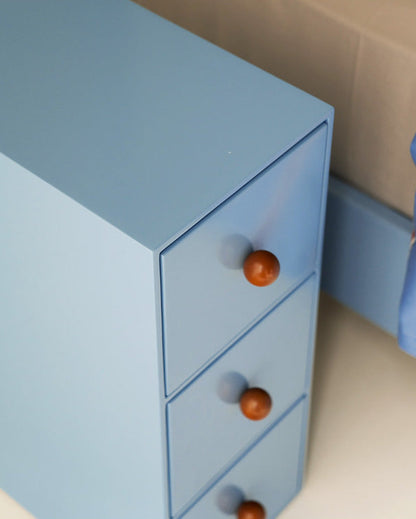 Slim Color Block Storage Cabinet
