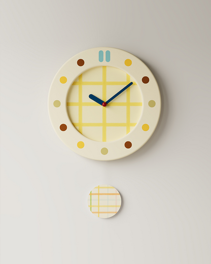 Classic Grid Panel Clock