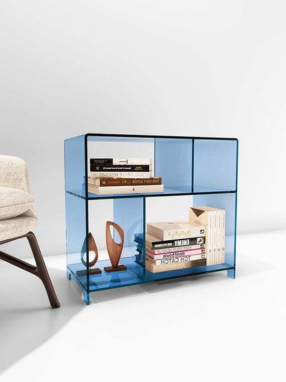 Acrylic Bookshelf Side Table - HomeinFun