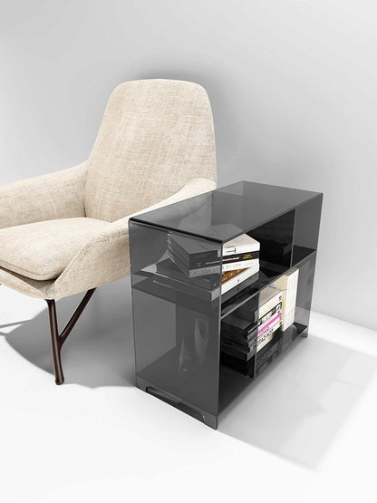 Acrylic Bookshelf Side Table - HomeinFun