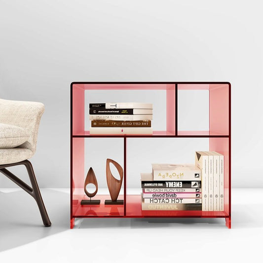Acrylic Bookshelf Side Table - HomeinFun