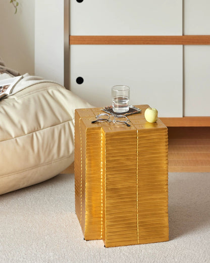 Golden Ingot Side Table