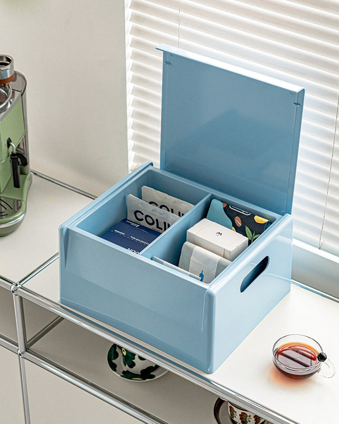 Playful Storage Stool Side Table