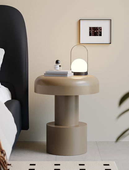 Metal Cone End Table