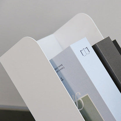 X-Shaped Metal Bookshelf