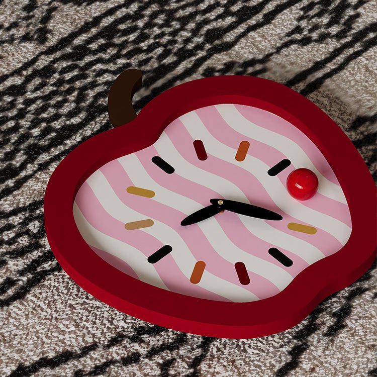 Apple Shaped Creative Clock - HomeinFun