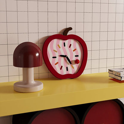 Apple Shaped Creative Clock - HomeinFun