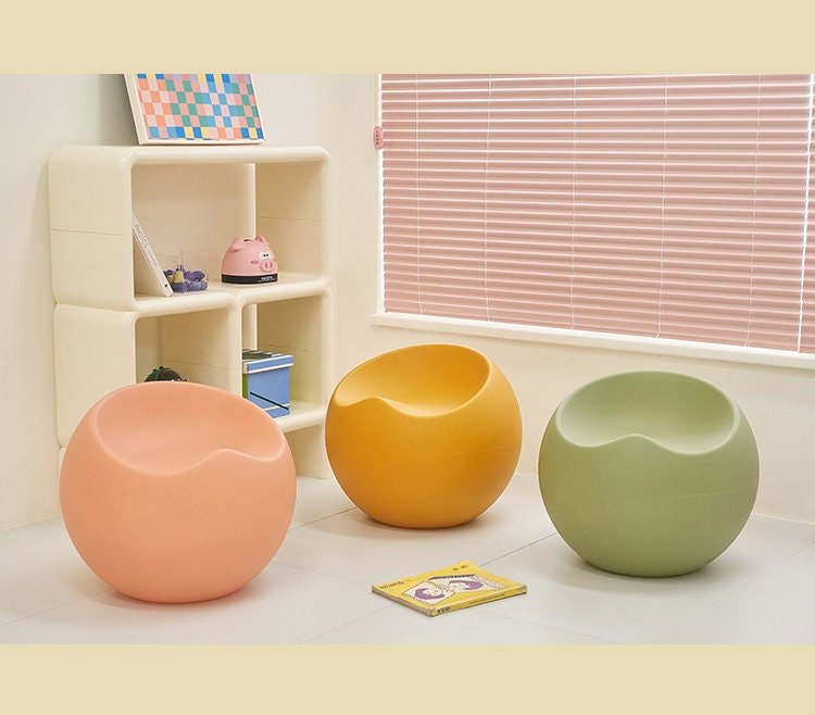 Apple Shaped Stool Chair - HomeinFun