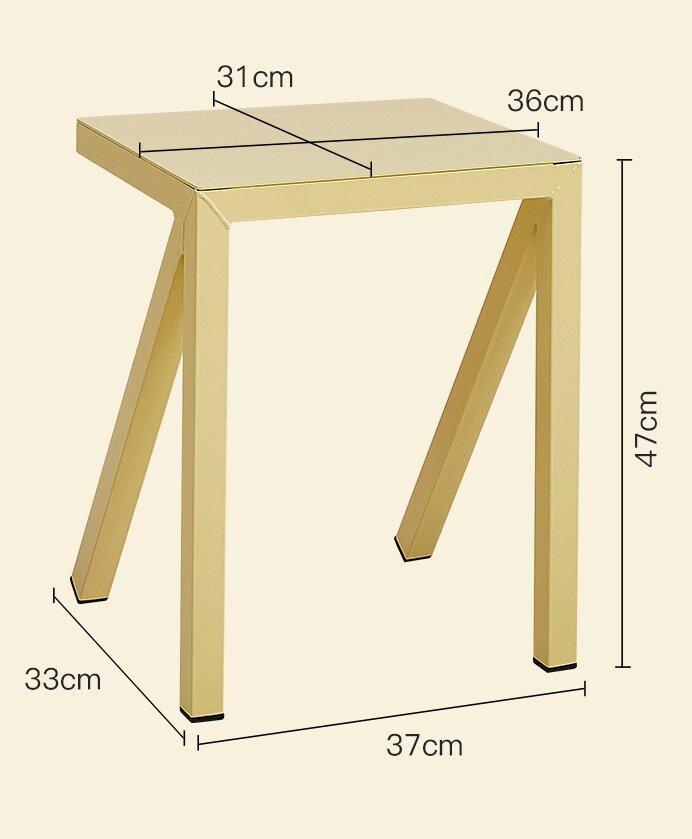 Arrow Shaped Chair Side Table - HomeinFun