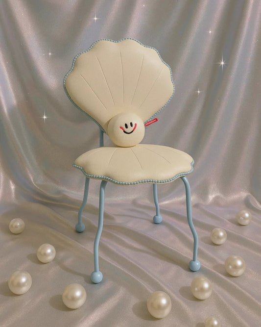 Shell Chair with Pearl Cushion