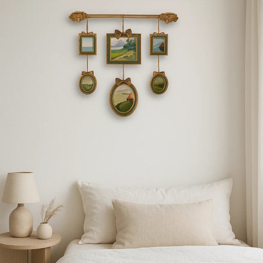Elegant Multi-Frame Hanging Decor