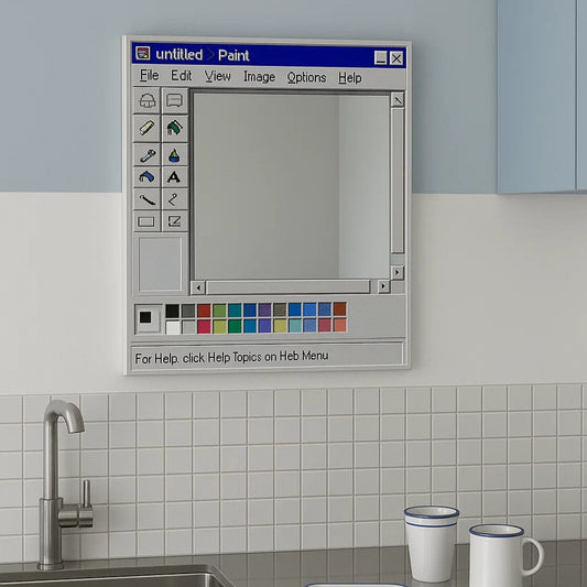 Retro Pixel Style Mirror