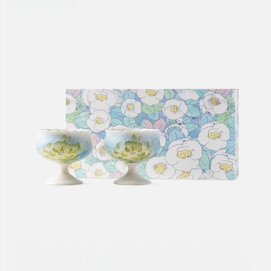 Lotus Ceramic Tea & Coffee Cup Set